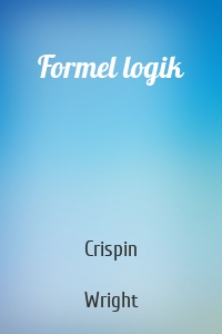 Formel logik