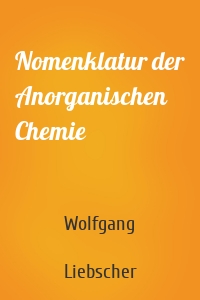 Nomenklatur der Anorganischen Chemie