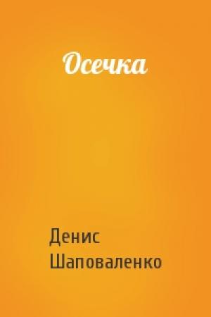 Обложка книги «Осечка» — Денис Шаповаленко