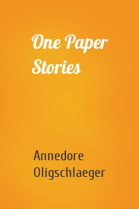 One Paper Stories