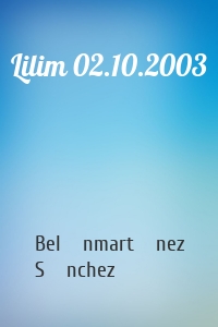 Lilim 02.10.2003