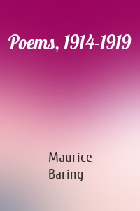 Poems, 1914-1919