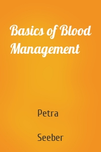 Basics of Blood Management