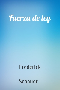 Fuerza de ley