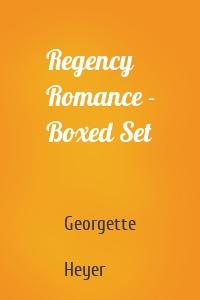 Regency Romance - Boxed Set