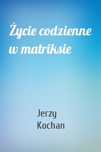 Życie codzienne w matriksie