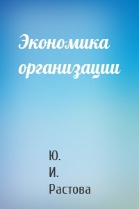 Экономика организации