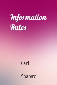 Information Rules