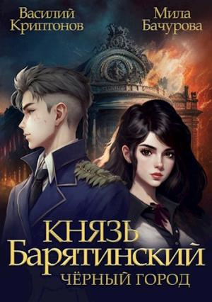 Обложка книги «Князь Барятинский 3. Черный город» — Василий Криптонов, Мила Бачурова