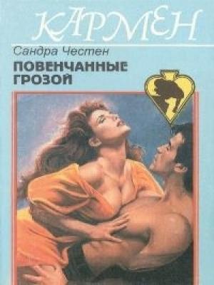 Обложка книги «Повенчанные грозой» — Сандра Частейн
