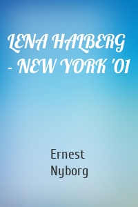 LENA HALBERG - NEW YORK '01