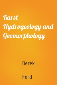 Karst Hydrogeology and Geomorphology