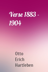 Verse 1883 - 1904