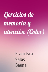 Ejercicios de memoria y atención (Color)