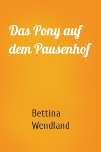 Das Pony auf dem Pausenhof