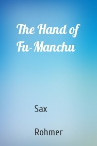 The Hand of Fu-Manchu