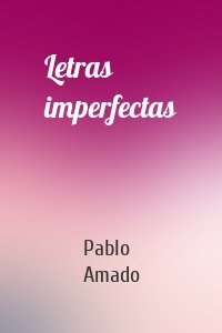 Letras imperfectas