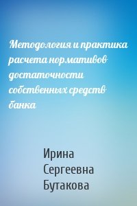 Методология и практика расчета нормативов достаточности собственных средств банка