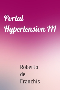 Portal Hypertension III