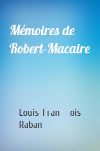 Mémoires de Robert-Macaire