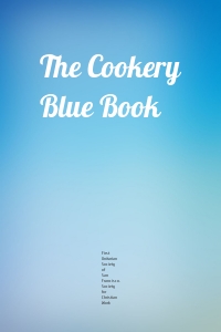 The Cookery Blue Book