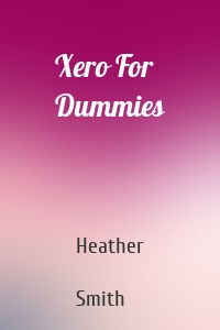 Xero For Dummies