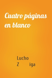 Cuatro páginas en blanco