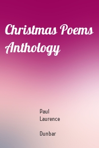 Christmas Poems Anthology