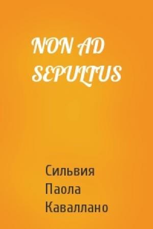Обложка книги «NON AD SEPULTUS» — Сильвия Каваллано