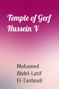 Temple of Gerf Hussein V