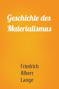 Geschichte des Materialismus