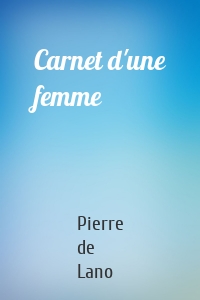 Carnet d'une femme