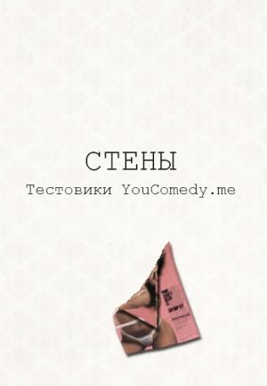 Обложка книги «Стены» — Текстовики YouComedy.me