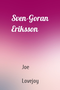 Sven-Goran Eriksson