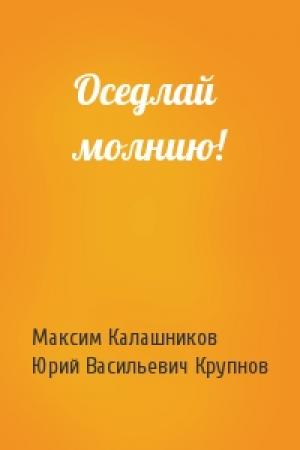 Обложка книги «Оседлай молнию!» — Максим Калашников, Юрий Крупнов