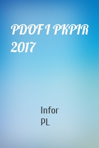 PDOF I PKPIR 2017