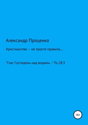 Обложка книги «Христианство – не просто правила…» — Александр Проценко