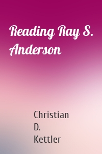 Reading Ray S. Anderson