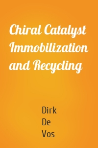 Chiral Catalyst Immobilization and Recycling