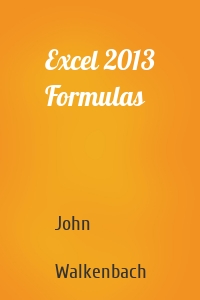 Excel 2013 Formulas