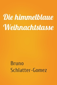 Die himmelblaue Weihnachtstasse