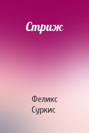 Обложка книги «Стриж» — Феликс Яковлевич Суркис