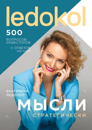 Обложка книги «Мысли стратегически. 500 вопросов инвесторов и алгоритмы ответов на них» — Екатерина Ледокол