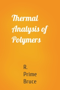 Thermal Analysis of Polymers