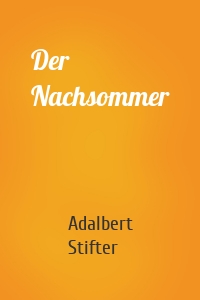 Der Nachsommer