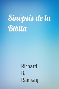 Sinópsis de la Biblia