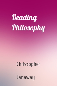 Reading Philosophy