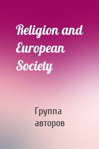 Religion and European Society