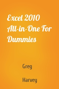 Excel 2010 All-in-One For Dummies
