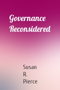 Governance Reconsidered